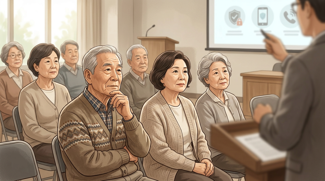 어르신 노리는 금융 사기 기승, "모르는 전화는 바로 끊으세요"